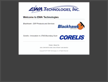 Tablet Screenshot of ewatech.com